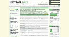 Desktop Screenshot of investorsguru.com